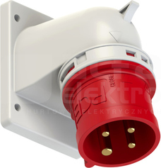 TWIST 32A 4P 400V IP44 Wtyczka tablicowa kątowa