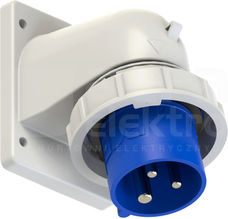 TWIST 32A 3P 400V IP67 Wtyczka tablicowa kątowa nikiel