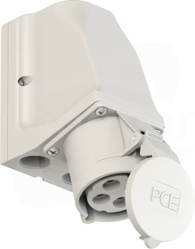 32A 4P 1h IP44 Gniazdo stałe z przelotem