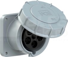 POWER TWIST 63A 5P 500V IP67 Gniazdo tablicowe proste