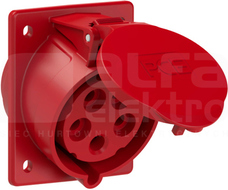TURBO TWIST 32A 5P 400V IP44 Gniazdo tablicowe skośne