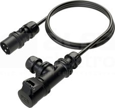 MIDNIGHT T-CONNECT IP44 Rozdzielacz gniazdowy