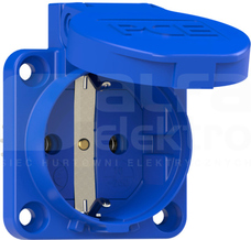 16A SCHUKO 230V IP44 niebieski Gniazdo tablicowe