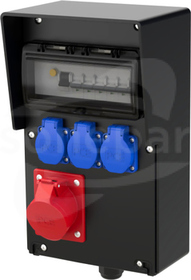 KAT 16/5xC 3GSx3B RCD40 IP54 SCHEMAT Rozdzielnia
