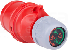 16A 5P 400V Wtyczka testująca z wyświetlaczem LED