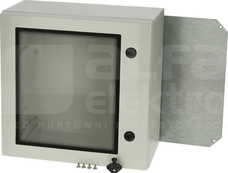 ARCA 404021W 400x400x210 IP65 IK08 Szafka PC zamk.2-pkt