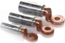 KBS-01608 Końcówka oczkowa aluminiowo-miedziana