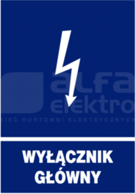 NI3-WG Tabliczka info.samoprzylepna