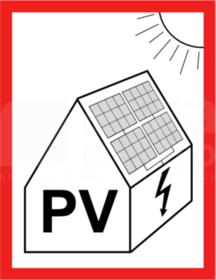 105x148 NI2-PV Tabliczka info.samoprzylepna
