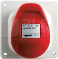 32A 4P 415V IP44 Gniazdo tablicowe