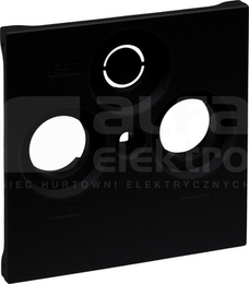 SUNO 30mm czarny Plakietka TV-R-SAT