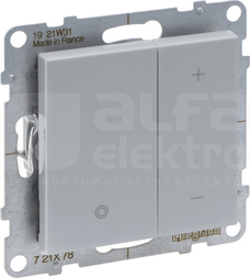 SUNO 5-75W  aluminium Ściemniacz przyciskowy LED