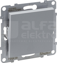 SUNO 6A aluminium Przycisk pojedynczy