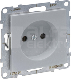 SUNO 16A aluminium Gniazdo 2P