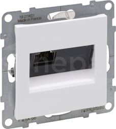 RJ45/KAT 6 STP biały Gniazdo RJ45