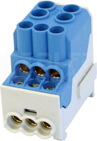 SDB 100-Al/Cu niebieski Blok rozdzielczy dystrybucyjny Al/Cu SIMBLOCK