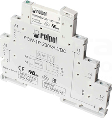 PIR6W-1P-230VAC-10 szary Przekaźnik interfejsowy