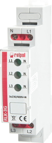 RLK-3G zielony Lampka kontrolna trójfazowa