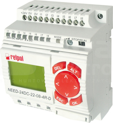 NEED-12DC-22-08-4R-D 4x1Z 12VDC IP20 Przekaźnik programowalny