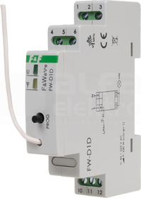FW-D1D 230V DIN 85-265VAC/DC Ściemniacz radiowy uniwersalny