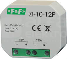ZI-10-12P 12V/10W ZASILACZ IMPULSOWY DO PUSZKI
