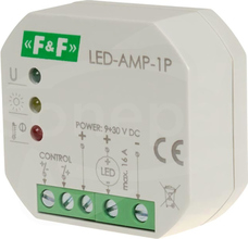 LED-AMP-1P 12/24VDC Wzmacniacz sygnału zasilającego