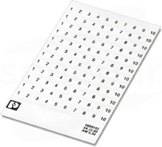 SK 5/3,8: 1-250 Karta oznaczników