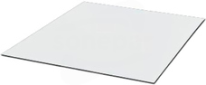 GPK/SK 610X610X1,5 WH/BK Płytka do grawerowania