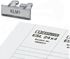 KLM 1 + ESL 24X4 Uchwyt oznaczników listew zaciskowych