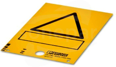 US-PML-W200 (100X100) CUS Etykieta ostrzegawcza