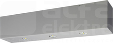 INFINITY APO LED IP44 3x1W OTW.2h SA AT szary Oprawa awaryjna 2-zadaniowa autotest