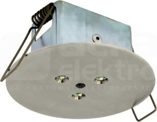 EYE LED OKR.3x1W 1h SA AT srebrny Oprawa awaryjna 2-zadaniowa autotest