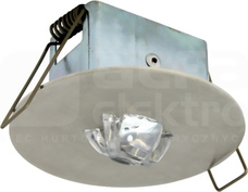 EYE LED OKR.1x1W KOR.2h SE AT srebrny Oprawa awaryjna 1-zadaniowa autotest