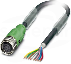 SAC-8P-20,0-PUR/FS SH NC Kabel czujnika/urządzenia wykonawczego