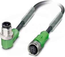 SAC-3P-M12MR/1,5-PUR/M12FS B Kabel czujnika/urządzenia wykonawczego