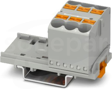 PTFIX 6X10/S-NS35 GY Blok rozdzielczy
