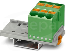 PTFIX 6X10/S-NS35 GN Blok rozdzielczy