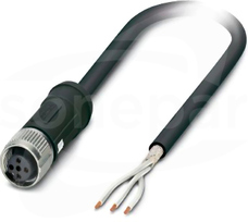 SAC-3P-10,0-28R/FS SCO RAIL Kabel czujnika/urządzenia wykonawczego