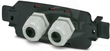 ECS-P-122X169-L-UV1-B M25/M25 Płyta czołowa