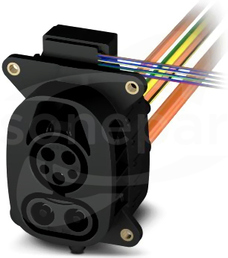 CHARX T1HBI12-1AC48DC250-8,0M1 Gniazdo pojazdu