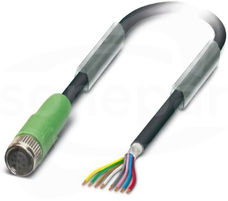 SAC-8P-10,0-PUR/M 8FS SH Kabel czujnika/urządzenia wykonawczego