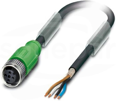 SAC-4P-10,0-PUR/M12FS SH BK NC Kabel czujnika/urządzenia wykonawczego