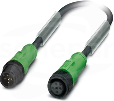 SAC-5P-M12MS/ 0,3-PUR/M12FS P Kabel czujnika/urządzenia wykonawczego