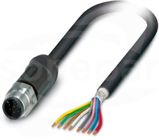 SAC-8P-M12MS/ 5,0-28X SH OD Kabel czujnika/urządzenia wykonawczego