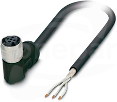 SAC-3P- 2,0-28R/FR SCO RAIL Kabel czujnika/urządzenia wykonawczego