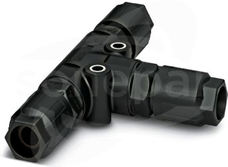 QPD T 3PE1,5 3X4-9 BK Rozdzielacz T