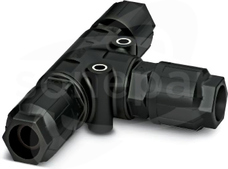 QPD T 4PE1,5 3X9-14 BK Rozdzielacz T