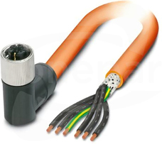 SAC-6P- 1,5-PUR/M12FRM PE SH Kabel mocy