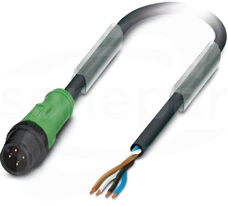 SAC-4P-M12MS/10,0-PUR P Kabel czujnika/urządzenia wykonawczego