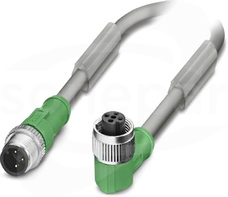 SAC-3P-M12MS/ 3,0-800/M12FR Kabel czujnika/urządzenia wykonawczego